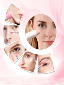 Mini Makeup Brush Set, Travel Size Small Brush Set With Storage Box, Suitable For Women Daily Makeup Tools - Multicolor - View 4