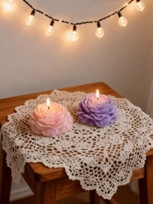 Nến thơm hình hoa hồng làm từ sáp đậu nành, cháy liên tục 48 tiếng, được làm thủ công, thích hợp cho kỷ niệm, ngày lễ, trang trí đám cưới, trang trí nhà cửa để tạo không khí ấm cúng. Cũng tuyệt vời cho Ngày Valentine, Ngày của Mẹ, thiền định, giảm căng thẳng, nâng cao tinh thần, yoga. Món quà tốt nhất dành cho bạn bè, gia đình và người thân yêu. - Nhiều màu - Xem 9