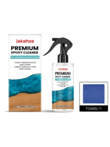 JAYSUING Epoxy Resin Art Craft Making Jewelry Decor Renovation Polishing Kit, Stain Removal Cleaning Repair Scratch Polishing Surface Cleaning Care Agent, Restore High Gloss Of Epoxy Products, Make Old Items Look Brand New. - 彩色 - 查看 9
