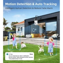 BOSSNEY 1080p WiFi Bulb Security Camera, 1080p HD WiFi Camera, 2MP Resolution, Color Night Vision, 360° Rotation, Automatic Face Tracking, Two-Way Audio, Smart Home Compatible.ICSee - White - View 9