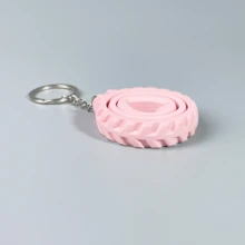 3D-Printed Rotatable Pendant Keychain - Fun Gift / Birthday Gift / Backpack Ornament - Multicolor - View 7