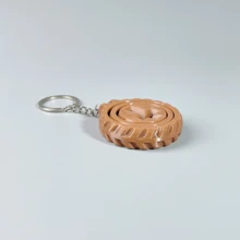 3D-Printed Rotatable Pendant Keychain - Fun Gift / Birthday Gift / Backpack Ornament - Multicolor - View 10