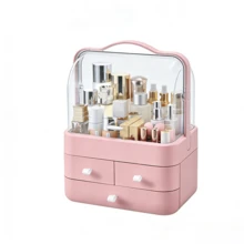 Organizador de maquillaje de alta gama con gran capacidad, estantería de almacenamiento en cajón para cosméticos y joyas - Multicolor - Ver 3