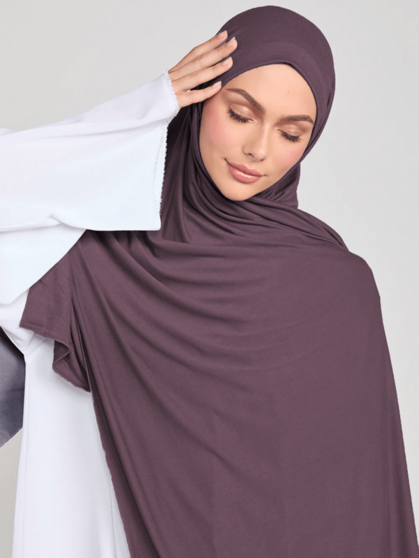 1 st enfärgad elegant och mjuk halsduk, bekväm multifunktionell huvudduk i modalbomull för kvinnor, lämplig för vardagsbruk