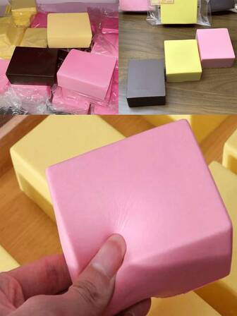 1 pieza Juguete suave y realista para exprimir como mantequilla, de textura lenta y suave, con forma de queso, un novedoso juguete antiestrés y herramienta creativa de alivio del estrés, decoración de escritorio, adecuado como regalo para cumpleaños, graduación, regreso a clases y fiestas