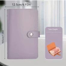 A 100-Page Rectangular Banknote Storage Book, Cash Savings Book, Accounting Notebook For Saving Money, Capable Of Holding Cash And Banknotes, A Large-Capacity Cash Notebook Specially Designed For Storing Coins, Stamps And Cards. - 彩色 - 查看 11