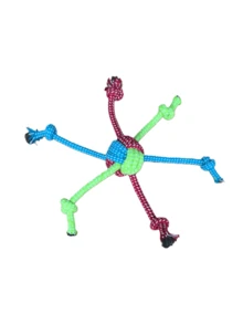 Durable Anti-Bite Interactive Knotted Rope Toy, Suitable For All Dog Breeds, Outdoor Activities For Multiple Dogs - Teeth Grinding And Oral Health, Essential Pet Accessory, Dog Leash Toy, Pet Supplies, Dog Supplies, Dog Toys, Dog Rope Toys, Great For Holiday Gifts, Halloween, Christmas, Birthday, Fits All Dog Sizes (Small, Medium, Large) - Outdoor Play And Puppy Training Accessory, Ideal Choice