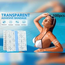 100/200/300/500pcs In Disposable Cosmetic Hand Palette Palette Accessories Makeup Make-Up Tools - Clear - View 7