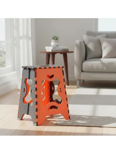 Banco Plegable Grande Portatil Plastico Soporta 120kg 1pz Acabado De La Estructura Mate Color Verde Pastel