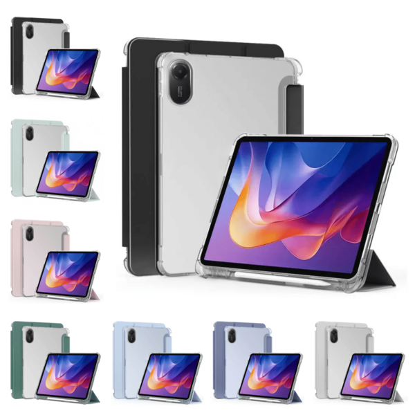 适用于 iPad Pro 2 2025 的三折支架智能 TPU 平板电脑保护套，11 英寸，带笔槽，支持自动唤醒/睡眠功能，硅胶材质，支持充电，适用于 iPad Pro 2 2025 11 英寸防摔保护套