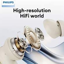 PHILIPS 飞利浦 TAT1320 轻巧无线耳机，蓝牙 6.0，真无线耳塞，运动耳机，通勤耳机，时尚耳机，高品质音频，符合人体工学设计，便携式音频设备，降噪功能，适合学生和通勤人士使用。 - 寶藍色 - 查看 8