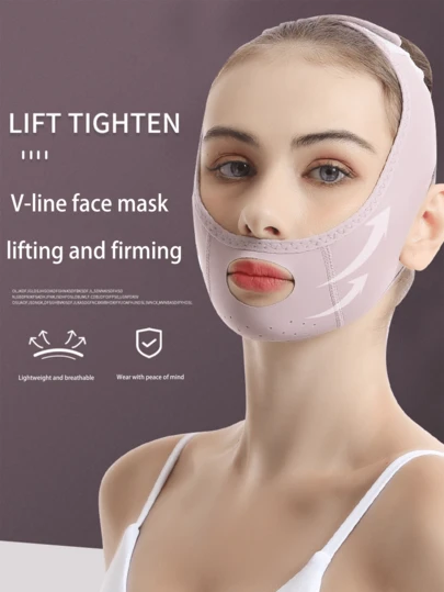 Este producto de cuidado del hogar de un solo paquete tiene un diseño simple y fresco con un material amigable con la piel. La diadema puede cubrir completamente la cara y proporcionar un soporte facial en forma de V completo. Es una herramienta de elevación y ajuste de tamaño ajustable con una excelente transpirabilidad, ¡perfecta para el cuidado de la piel diario en el hogar, la relajación antes de acostarse y la preparación del maquillaje!