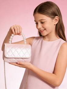 Nuevo bolso bandolera pequeño para niñas, regalo de vacaciones, bolso de moda, bolso de princesa, monedero para niñas, bolso cuadrado pequeño - Unitalla - Ver 2