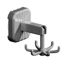 1pc Suction Cup Kitchen Storage Rack Rotating Hook Wall-Mounted Kitchenware Storage Rack Spatula Spoon Shovel Non-Drilled Rack - Multicolor - View 8