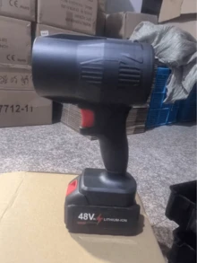 Cordless Electric Blower, Handheld, 130 Mph Air Speed, Includes 1 Battery And Charger, Lightweight And Portable, Suitable For Yard Cleaning, Lawn Care, Car Dusting And More - Multicolor - View 6