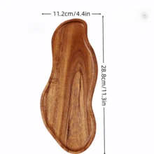 High Quality Wooden Jewelry Display Tray - Acacia Wood Ring, Earring, Bracelet, Necklace Stand, Elegant Presentation For Your Best Creations, Jewelry Tray - Brown - View 4