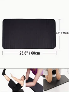 1件装NBR材质腹部轮垫，平板支撑肘垫，瑜伽辅助垫，NBR瑜伽垫，尺寸60*25*1.5英寸 - 彩色 - 查看 3