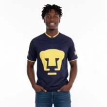 Playera Jersey Pumas Azul con Dorado y color blanco - Azul - Ver 7