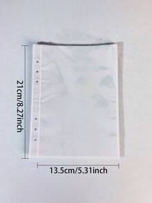 1个A5透明PVC拉链活页夹，含替换内页 - DIY集换式卡牌相册、手工收纳盒、剪贴簿用品、文具配件 - 黃色 - 查看 9