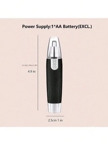Waterproof Nose Hair Trimmer With Double-Edged Blades And A Quiet Motor, Offering Pain-Free Ear And Facial Hair Removal. - Multicolor - View 9