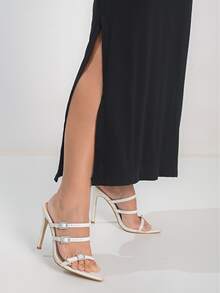 Women's Long Sleeveless Dress With Pockets And Side Slit, Elegant, Casual, Cotton - 黑色 - 查看 10