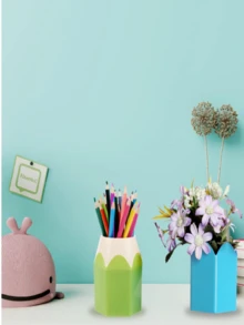 1 hộp đựng bút hình bút chì, hộp đựng bút chì, cốc đựng bút để bàn dễ thương, hộp đựng cọ trang điểm, lọ đựng bút chì, giá đựng văn phòng phẩm hoạt hình, hộp đựng văn phòng phẩm sáng tạo, thích hợp cho văn phòng, trang trí nhà cửa, hộp đựng bút hình bút chì sáng tạo, hộp đựng đồ để bàn dung tích lớn, cốc đựng bút để bàn dễ thương, hộp đựng cọ trang điểm, giá đựng văn phòng phẩm hoạt hình nhiều màu sắc, thích hợp cho trường học, văn phòng, trang trí bàn làm việc tại nhà, món quà tuyệt vời cho bạn bè, học sinh. - Nhiều màu - Xem 2