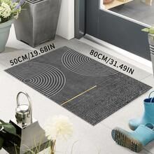 1pc Modern Abstract Geometric Pattern Area Rug, Ideal For Living Room, Bedroom, Cafe, Hotel Corridor - Multicolor - View 33