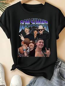 Camiseta ASAP Rocky, camiseta gráfica ASAP, merchandising de, camiseta de rap, vintage, regalo de concierto - Negro - Ver 1
