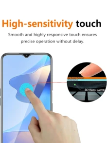 5pcs Tempered Glass Screen Protector For OPPO, High Definition High Aluminum Glass Tempered Film, Full Screen Borderless, Anti-Fingerprint, Anti-Explosion, Precise Fit, Easy Installation, Supports Fingerprint Unlock, Mobile Phone Accessories - 1.5CM Anti-Shattering Hard Packaging Screen Protection Essentials, Applicable To Daily Shield, Office, Home Daily Shield Office Home Phone Screen Protector Waterproof Shockproof Anti-Fall Scratch Resistant