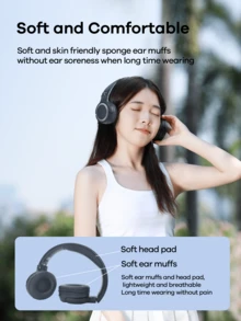 REMAX Premium Over-Ear-Kopfhörer; Hi-Fi-Sound mit 40-mm-Treiber; mehrwinkelverstellbar & federleicht; weiche Ohrpolster für höchsten Komfort; ideales Geschenk; Headset; Ohrhörer; kabelgebundene Kopfhörer; kabellose Kopfhörer - WM-12 Mehrfarbig - Übersicht 4