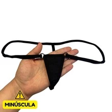 Provocative Micro Thong Panties - 黑色 - 查看 7