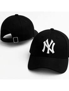 NY New York Blogger Unisex Cap For Men And Women - 黑色 - 查看 1