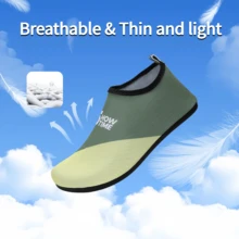 Light Green Contrast Color "SHOW TIME" Casual Slip-On Shoes, Minimalist Style, Lightweight Breathable Design, Combining Comfort Of Casual Shoes And Convenience Of House Slippers, Suitable For Relaxing At Home, Pool Activities, And Short Trips, Unisex Fashionable Shoes, Essential For Daily Wear - Green - View 2