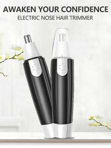 Waterproof Nose Hair Trimmer With Double-Edged Blades And A Quiet Motor, Offering Pain-Free Ear And Facial Hair Removal. - Multicolor - View 2