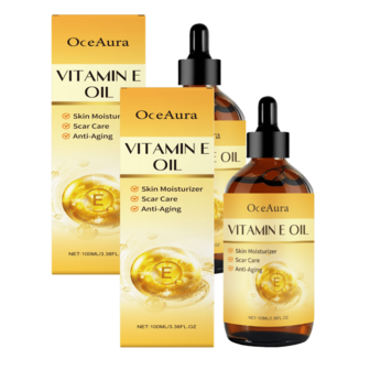 Vitamin E Multi-Purpose Skincare & Hair Oil - Deep Hydrating & Nourishing Essence, Suitable For Face, Body And Hair, Lightweight And Fast-Absorbing, Non-Greasy, Ideal For Daily Beauty And Travel - Great Gift