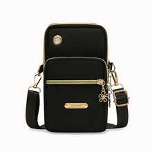 Women's Phone Pouch, Wristlet Pouch, Multifunctional Small Bag (Suitable For Women's Phones), Fashion Zipper Wallet, Casual Clutch, Multifunctional Phone Bag, Wristlet Pouch, Small Crossbody Bag, Multi-Zipper Metal Decor Phone Shoulder Bag, Portable Handbag, Arm Pouch, Linen Material Phone Bag - Multicolor - View 12