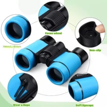 1pc Binoculars Set For Teens - Hiking & Educational Learning High Definition Binoculars - Ideal Birthday Gift! - Multicolor - View 4