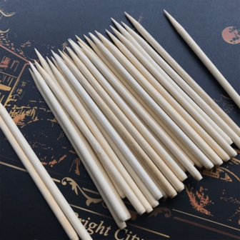 20pcs Scratch Painting Pens, Bamboo Scratch Pens, Mini Scratch Art Tools