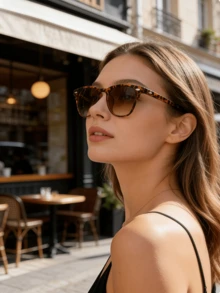 3pcs New Personalized Celebrity Same Style Glasses, Unisex Retro Tinted Glasses, Fashion Rivet Round Frame High-End Eyewear - 彩色 - 查看 3