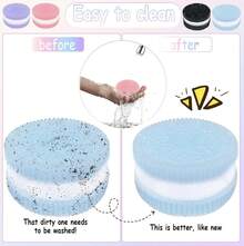 Handmade Silicone Stress Relief Squishy Toy,Silicone Taba Squishy Toy,Squishys Handmade Sticky Toys,Decompression Venting Toys, Perfect For Stress And Anxiety Relaxing ,Reduce Work Pressure And Study Pressure - màu đen - Xem 3