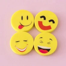 36pcs Random Mini Pattern Erasers, Suitable For Students, School Rewards, Clean And No Residue, Applicable For Office/School Erasers