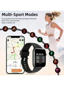 智能手表，可听音乐、接电话、查看信息 - Watch 9 - 黑色 - View 5