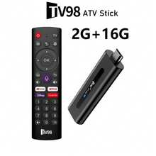 TV98 ATV Stick, Android 14 System, H313 Quad-Core Processor, Supports 8K Video, 2.4G/5G WiFi, Bluetooth 5.0, Voice Control, Smart TV Box, HD Player, Comparable To M98 Y10, Fashionable Accessory, High-Performance Device (2+16GB) - Black - View 14