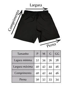 Bermuda Tactel Elastic Sports Shorts With 3 Pockets For Running And Gym Beach - 黑色 - 查看 4