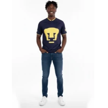 Playera Jersey Pumas Azul con Dorado y color blanco - Azul - Ver 5