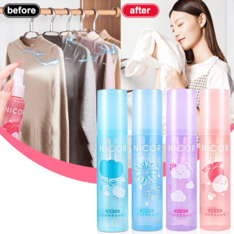 1PC100ML Anti-Static Fragrance Spray, Deodorant Air Freshener, 24H Long-Term Anti-Static, Anti-Static+Soft+Deodorant Three In One, Clothes With High-Grade Fragrance, Sensitive Skin Available