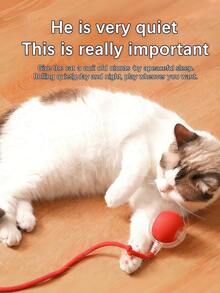 Automatic Electric Cat Toy, Smart Rolling Ball, Interactive Gravity Rolling Ball Toy, Keeps Cats Entertained And Reduces Boredom - Multicolor - View 7