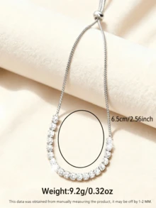1pc Fashionable Shiny Tennis Bracelet - Bracelet - View 12