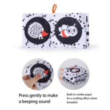 Durable 3D Cloth Book Early Education Toy, Cognitive Puzzle Busy Book For Children - Multicolor - View 2