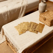 [6pcs Golden Envelopes] 6pcs Golden Self-Sealing Envelopes - Geometric Pattern Gift Card Holders For Cash Gifts, Weddings, Mother's Day, Father's Day, Birthdays, Graduations - Gold - View 3